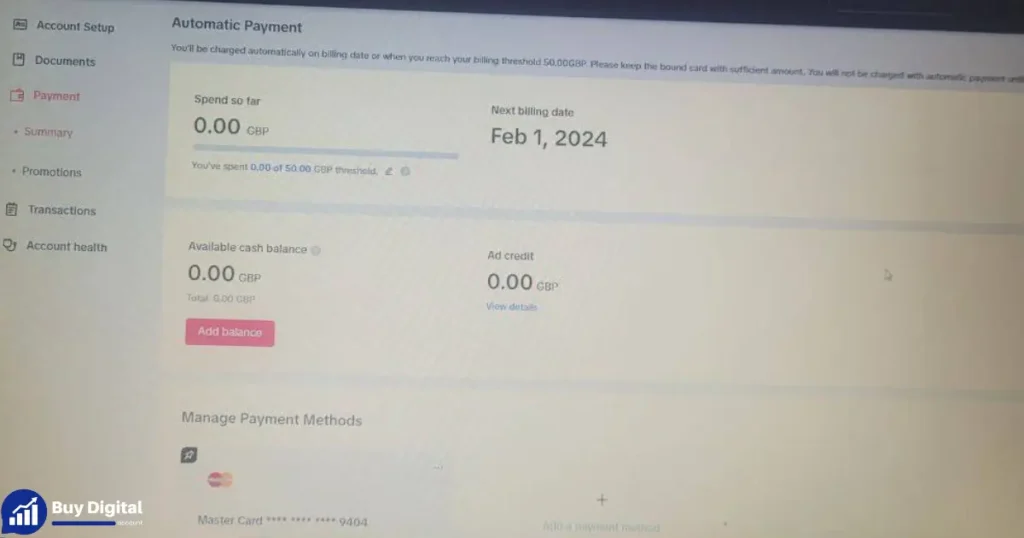 Buy TikTok Advertising Threshold Account