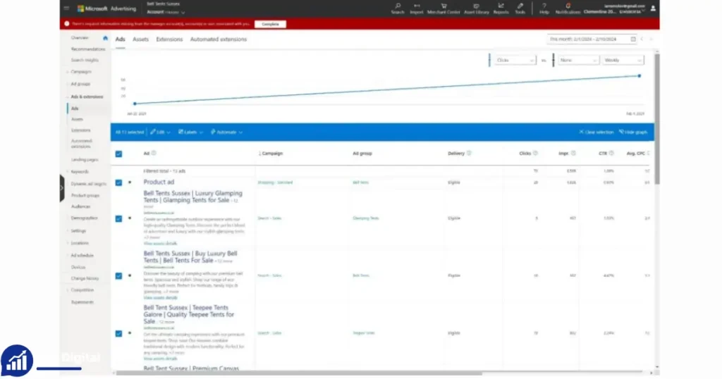 Buy Bing Ads Account Online