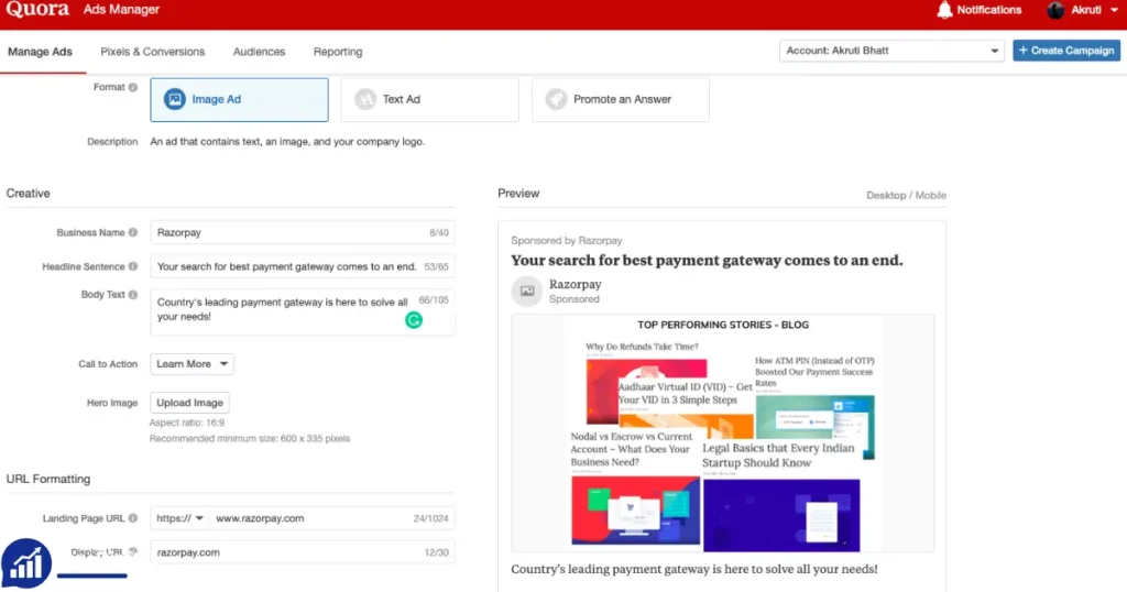 Buy Verified Quora Ads Account Instantly