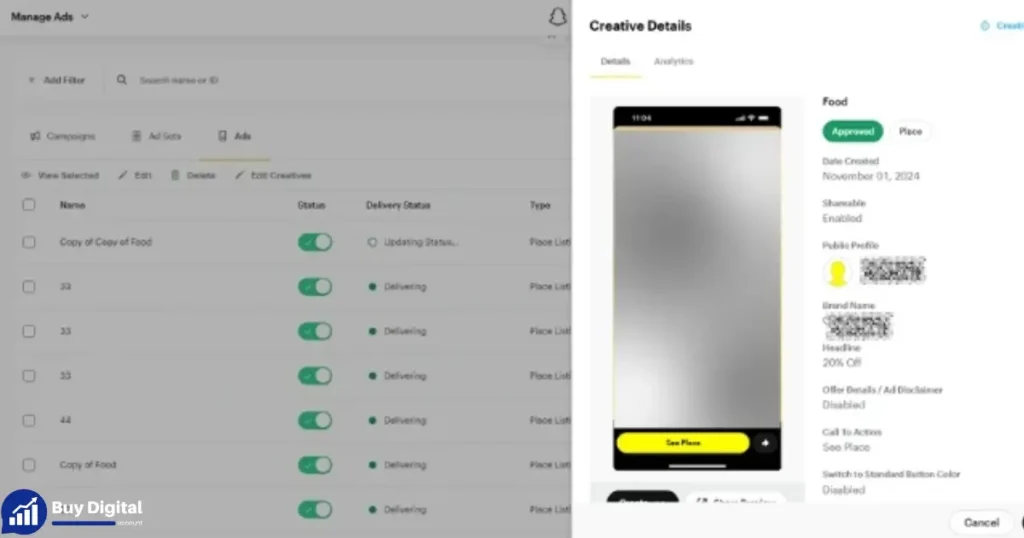 Get Snapchat Advertising Account