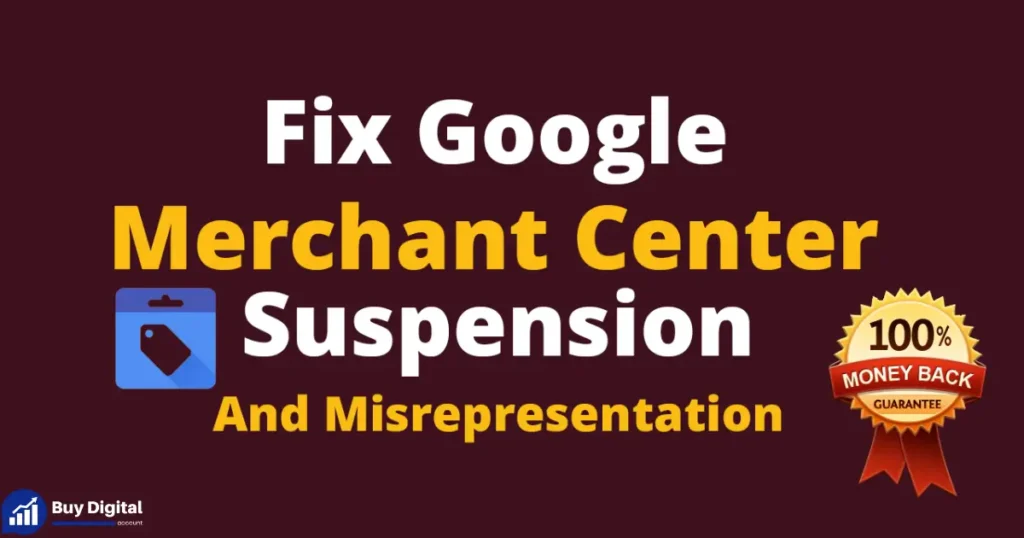 How do I fix Google Merchant Center suspension
