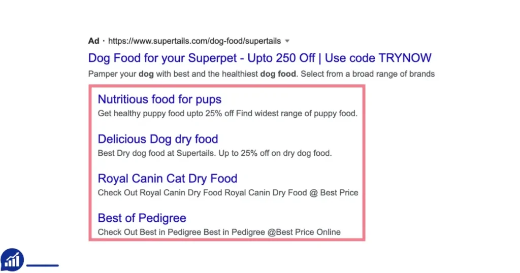 How do I show sitelinks on Google