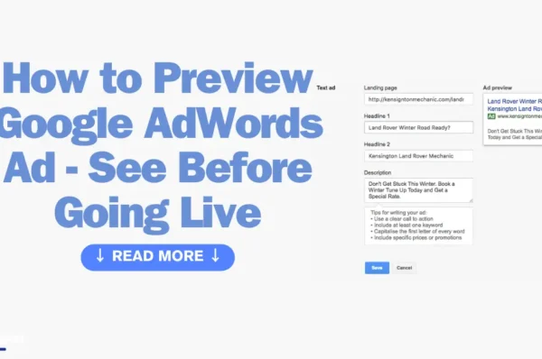 How to Preview Google AdWords Ad