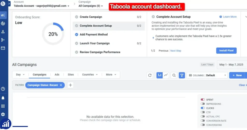 Purchase Taboola Ads Account