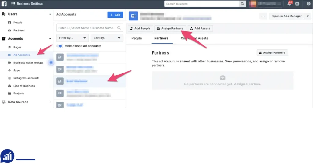how to add an account to ads manager