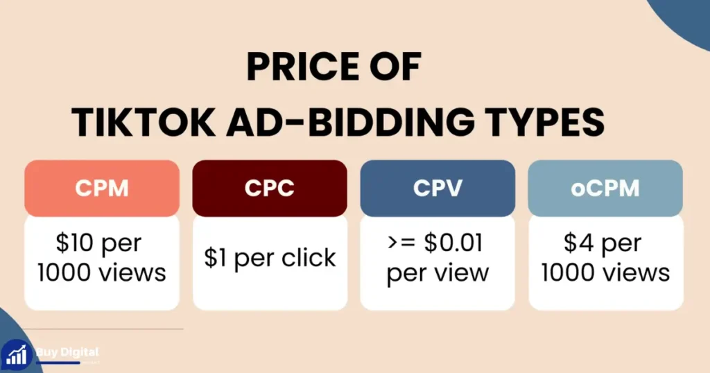 how much does tiktok charge for ads per day