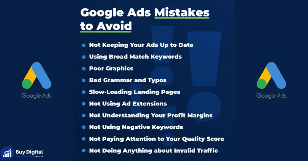 Google Ads Mistakes Squashing Your Success