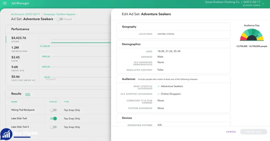 Monthly Rental Snapchat Agency Account