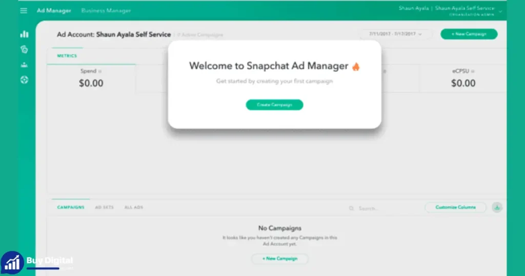 Rent Verified Snapchat Ads Agency Account