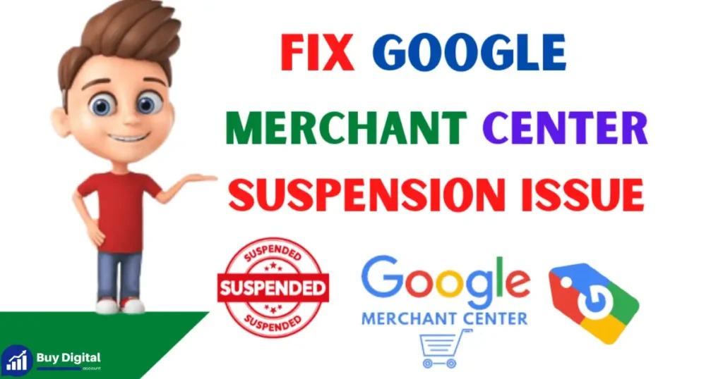 google merchant center suspended misrepresentation